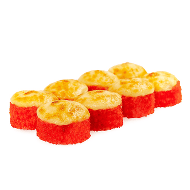 Zapiekany z krewetkami